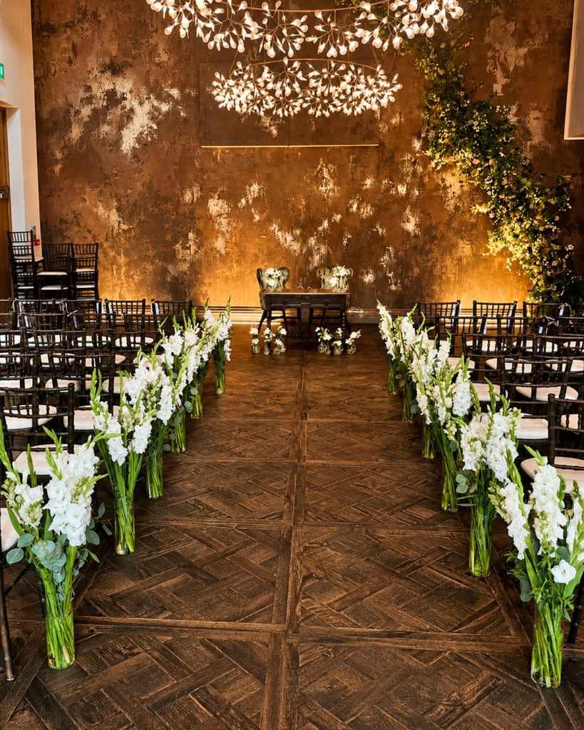 manor house lindley huddersfield wedding florist ceremony flowers wedding florist, yorkshire wedding flowers