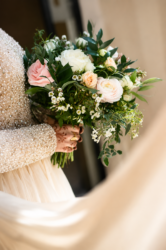 beautiful bridal bouquet peach and blush wedding by natasha coustol floral designs