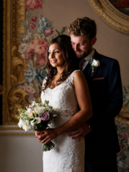 mauve and cream luxury wedding flowers by natasha coustol floral designs