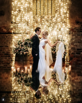 Home Alexandra bell at the normans York showcasing her wedding flowers