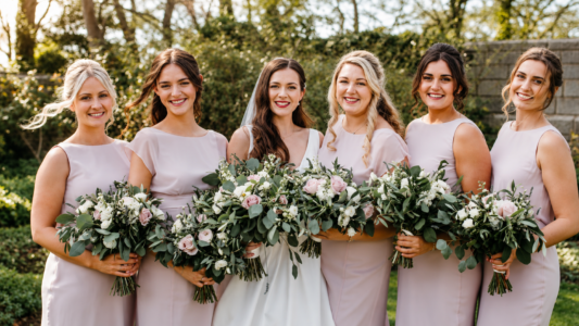 East Riddlesden Hall, Keighley bridesmaids
