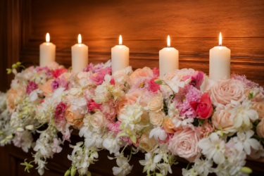 mordern wedding florist north yorkshire