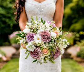 Home dusky rose and white elegant bridal bouquet harrogate wedding florist natasha coustol floral designs