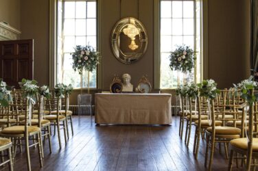 howsham hall wedding ceremony flowers by natasha coustol floral designs