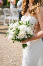 luxury white peony and rose bridal bouquet by yorkshire wedding florist natasha coustol