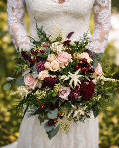 Chevin Country Park Hotel rustic textured wedding flwoers at the chevin country park hotel, natasha coustol floral designs wedding florist