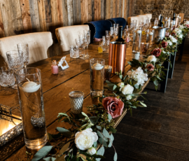 wharefedale grange venue decor florist runners weddings
