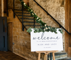 wharfedale grange rustic simple wedding staircase